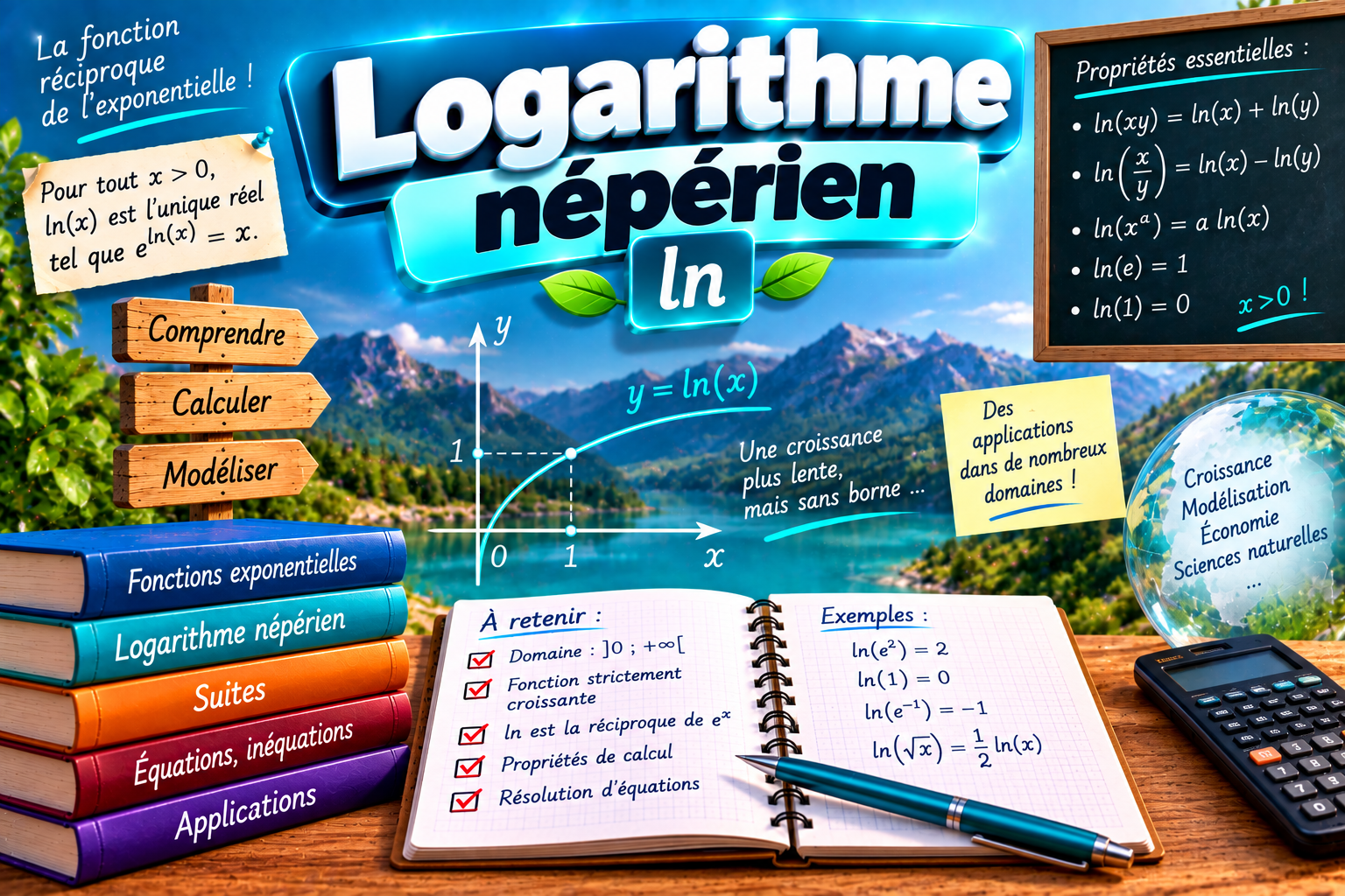Fonction logarithme népérien