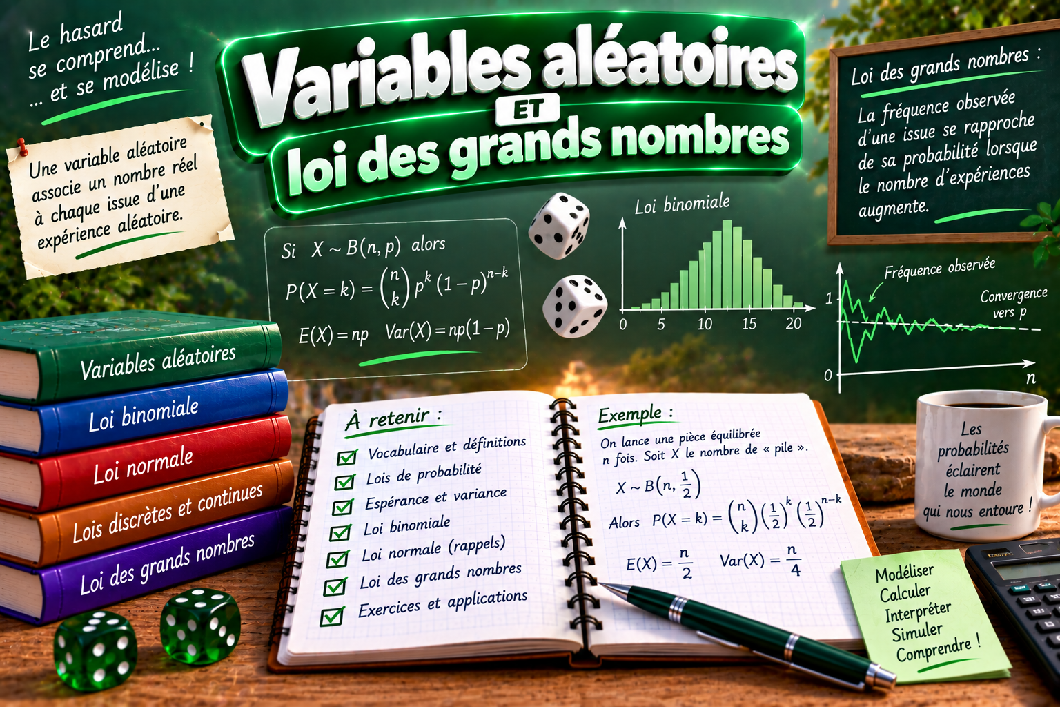 Variables aléatoires et loi des grands nombres