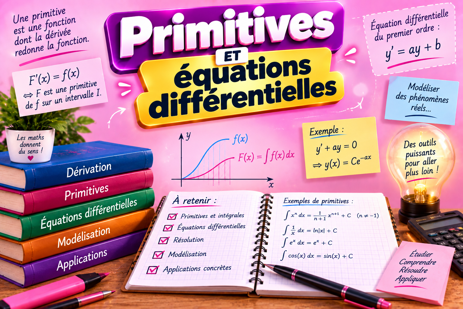 Primitives et équations différentielles